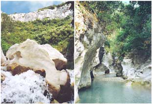 The Toulourenc's gorges