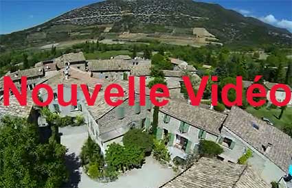 Les gites, le hameau de Veaux et le Toulourenc, 